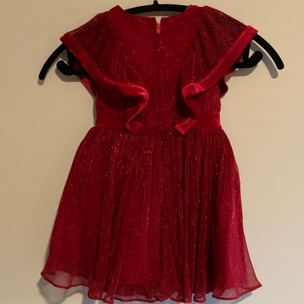 Kensie Girl Red Sparkle Formal Dress - Picture 5 of 8